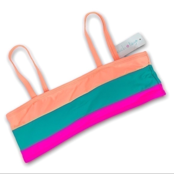 NWT - Beach Lingo - Color-block Bandeau - Picture 6 of 6